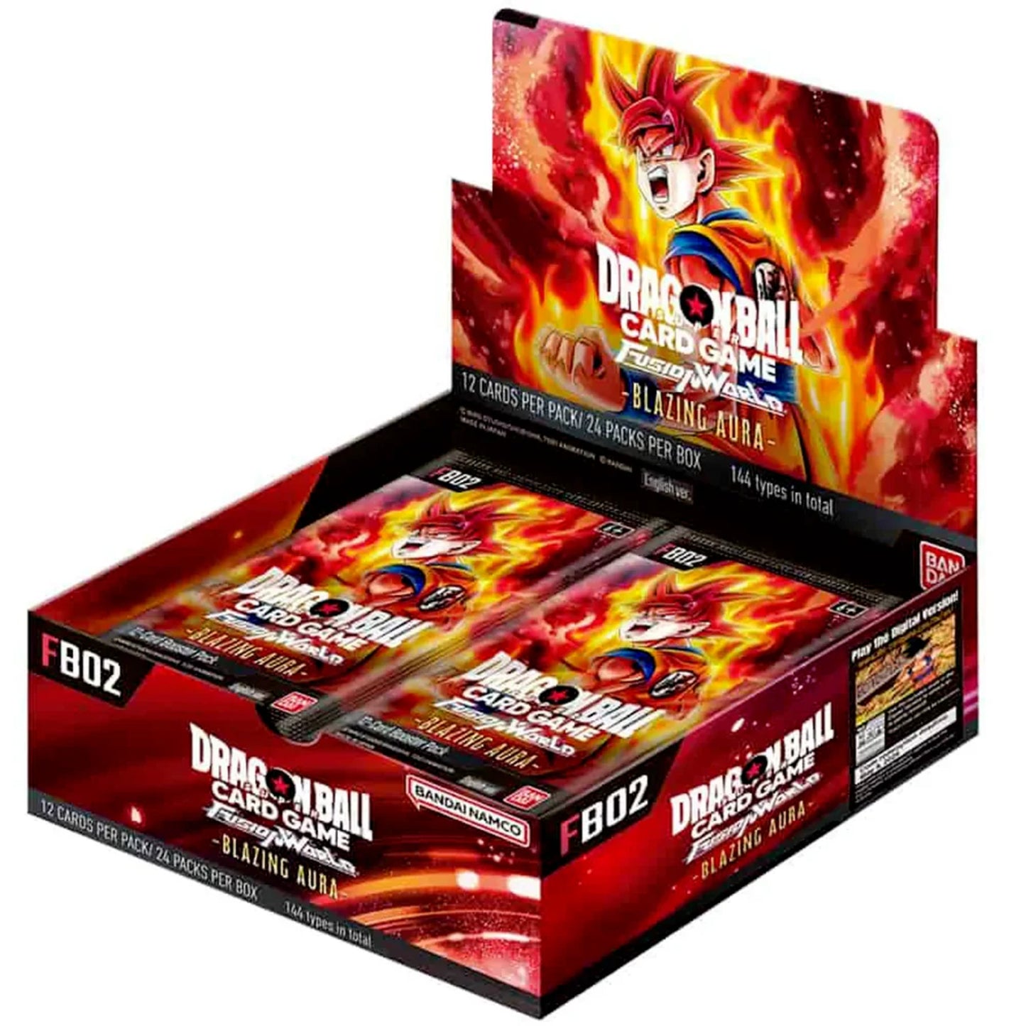 DRAGON BALL SUPER CARD GAME FUSION WORLD - Blazing Aura Booster Box FB02
