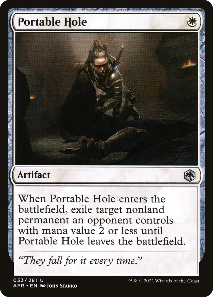 MAGIC: THE GATHERING - Portable Hole (AFR-033) - Adventures in the Forgotten Realms