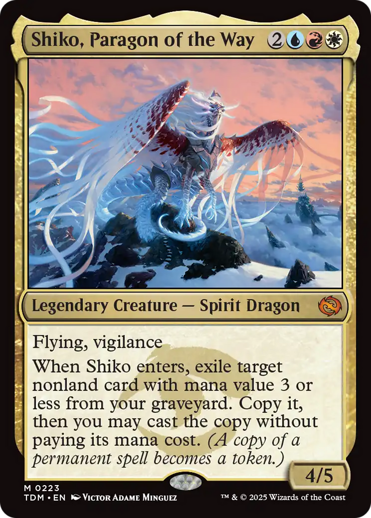 MAGIC: THE GATHERING - Shiko, Paragon of the Way (TDM-223) - Tarkir: Dragonstorm