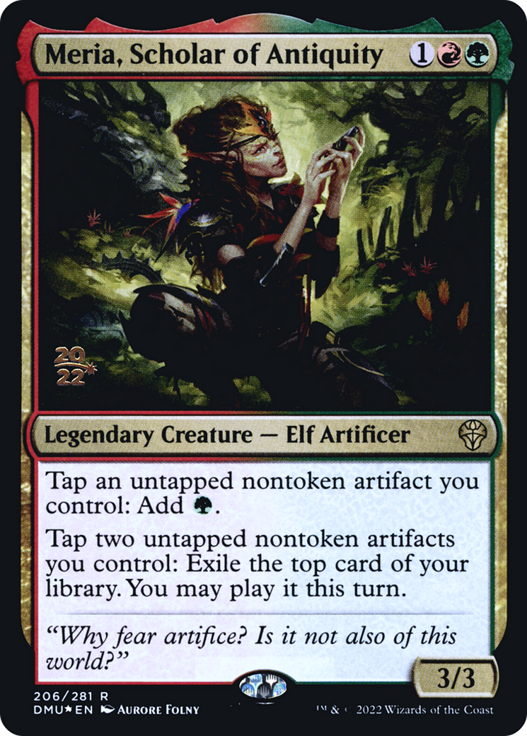 MAGIC: THE GATHERING - Meria, Scholar of Antiquity (PRE-206S) - Dominaria United Promos Foil