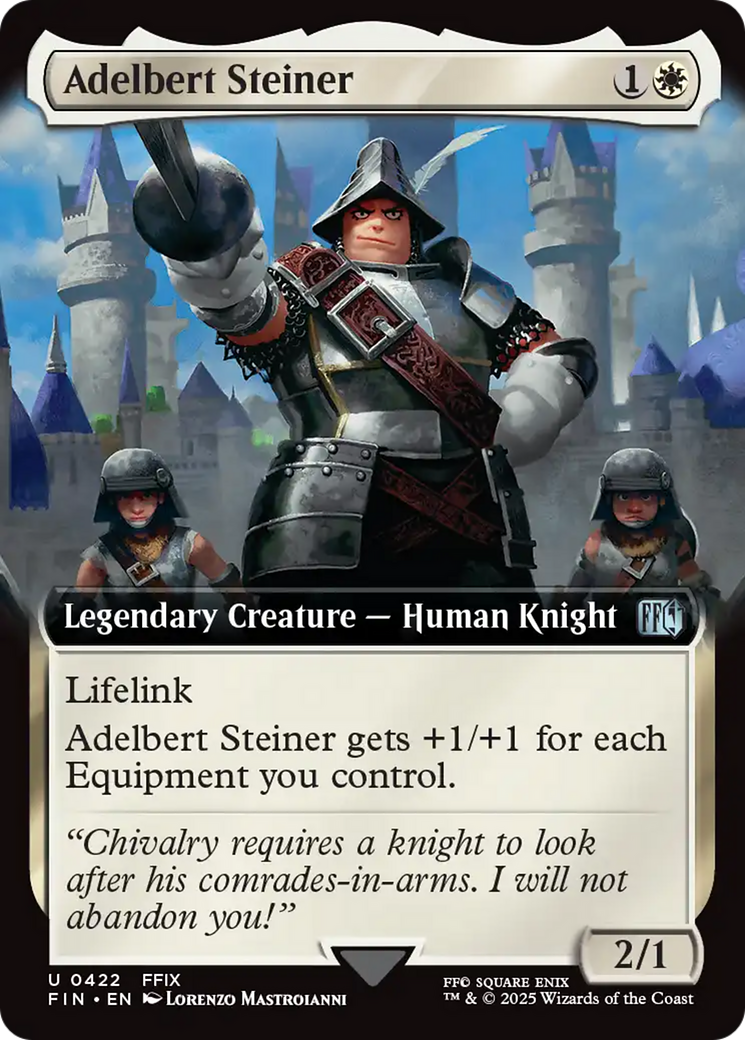 MAGIC: THE GATHERING - Adelbert Steiner (Extended Art) (FIN-422) - FINAL FANTASY: (Extended Art) Foil