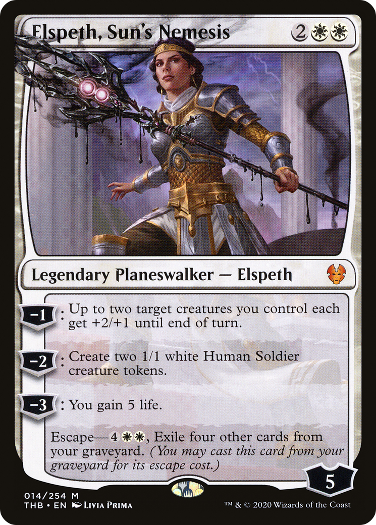 MAGIC: THE GATHERING - Elspeth, Sun's Nemesis (THB-014) - Theros Beyond Death