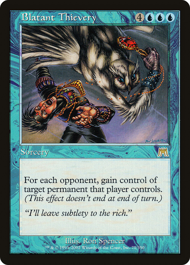 MAGIC: THE GATHERING - Blatant Thievery (ONS-071) - Onslaught