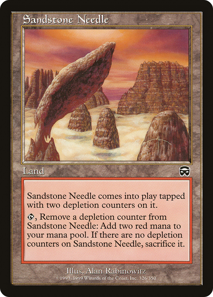 MAGIC: THE GATHERING - Sandstone Needle (MMQ-326) - Mercadian Masques