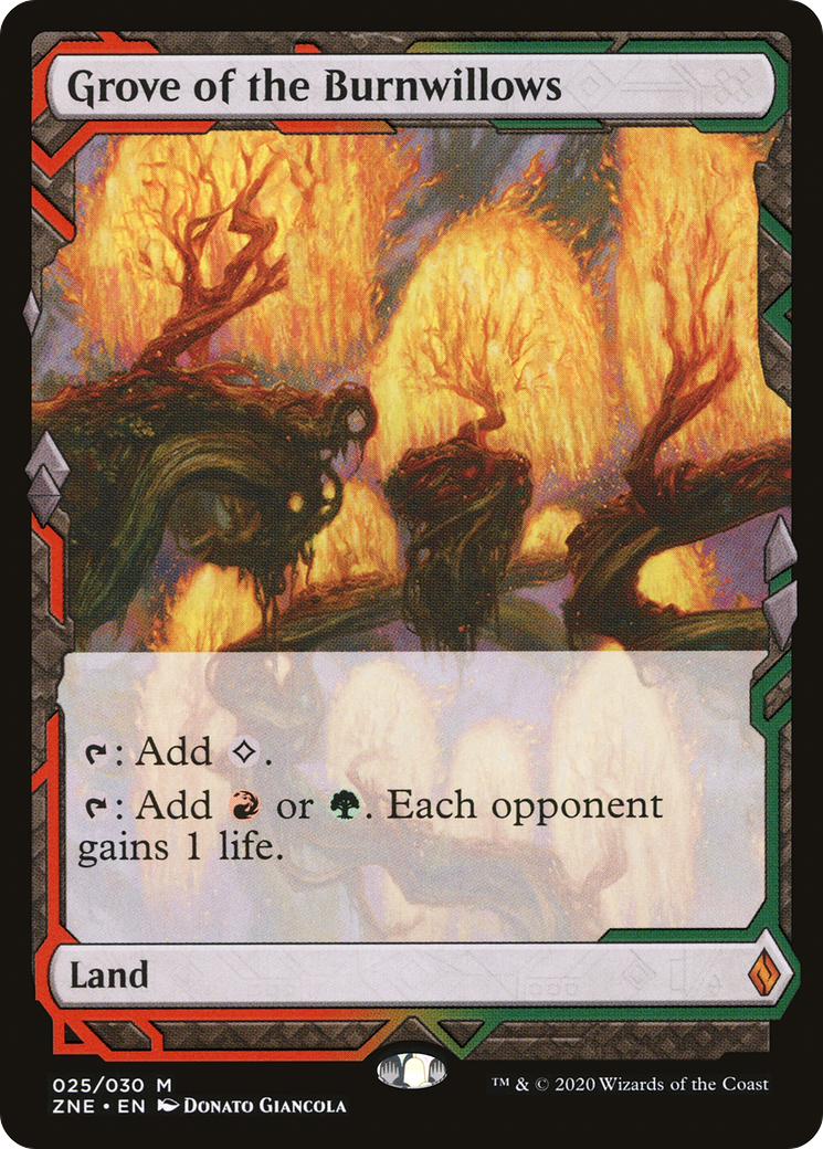 MAGIC: THE GATHERING - Grove of the Burnwillows (ZNE-025) - Zendikar Rising Expeditions Foil