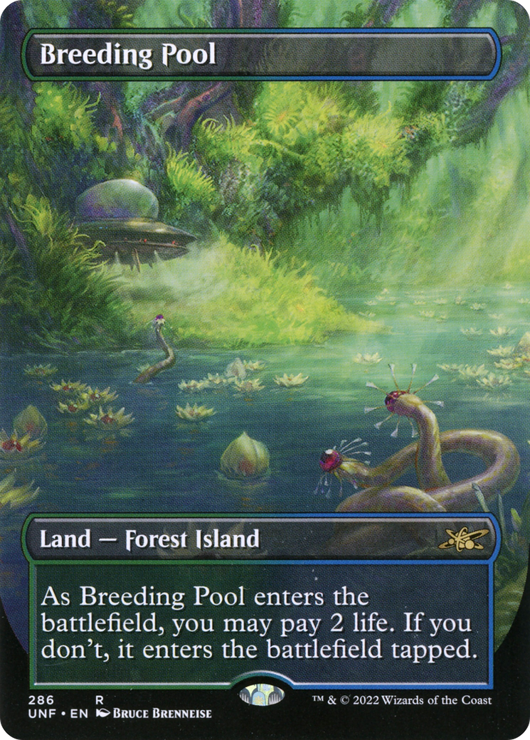 MAGIC: THE GATHERING - Breeding Pool (Borderless) (UNF-286) - Unfinity Foil