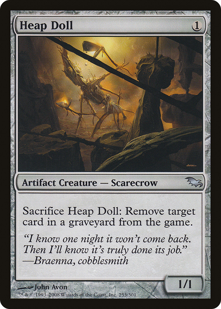 MAGIC: THE GATHERING - Heap Doll (SHM-253) - Shadowmoor Foil