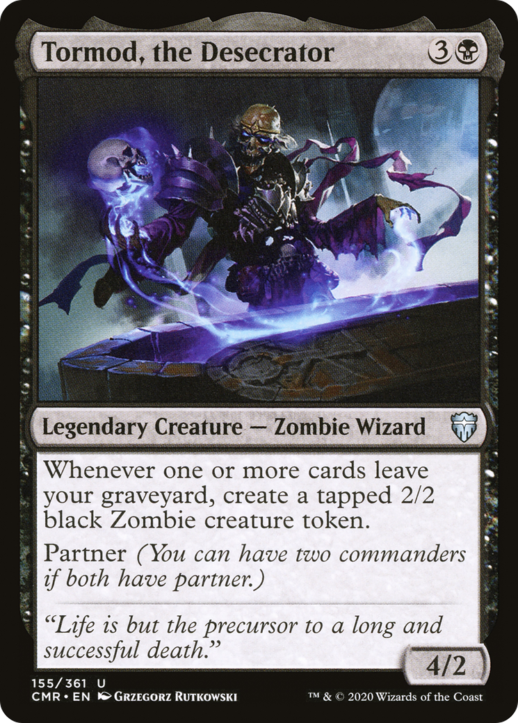 MAGIC: THE GATHERING - Tormod, the Desecrator (CMR-155) - Commander Legends