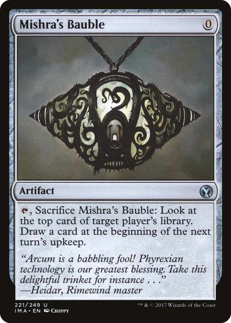 MAGIC: THE GATHERING - Mishra's Bauble (IMA-221) - Iconic Masters