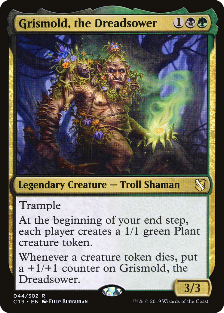 MAGIC: THE GATHERING - Grismold, the Dreadsower (C19-044) - Commander 2019