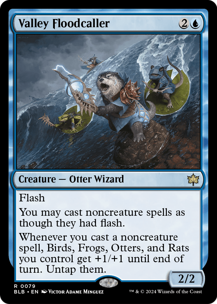 MAGIC: THE GATHERING - Valley Floodcaller (BLB-079) - Bloomburrow