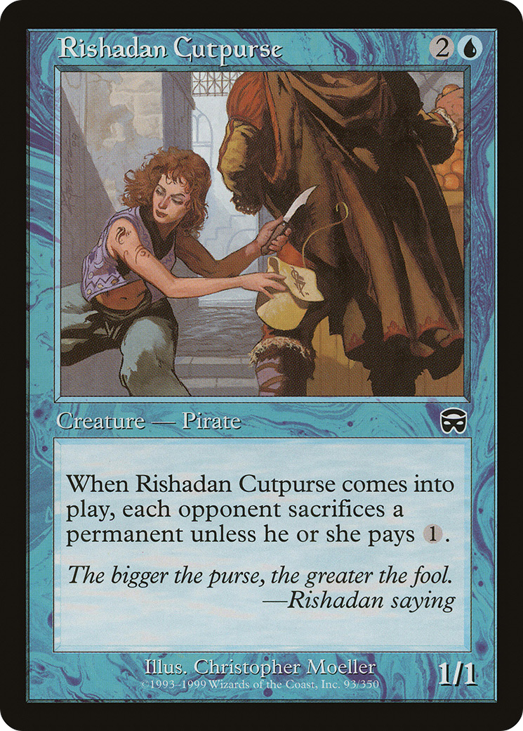 MAGIC: THE GATHERING - Rishadan Cutpurse (MMQ-093) - Mercadian Masques