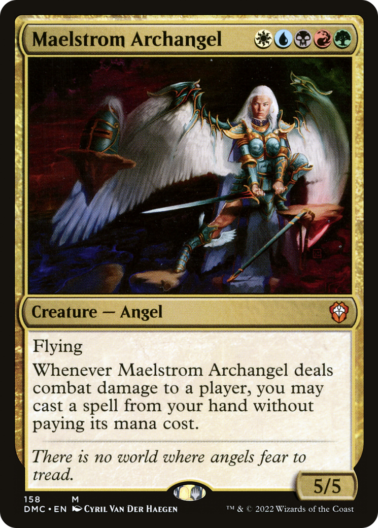 MAGIC: THE GATHERING - Maelstrom Archangel (DMC-158) - Dominaria United Commander
