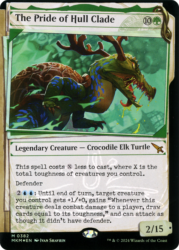 MAGIC: THE GATHERING - The Pride of Hull Clade (Showcase) (Invisible Ink) (MKM-382) - Murders at Karlov Manor: (Showcase) Foil