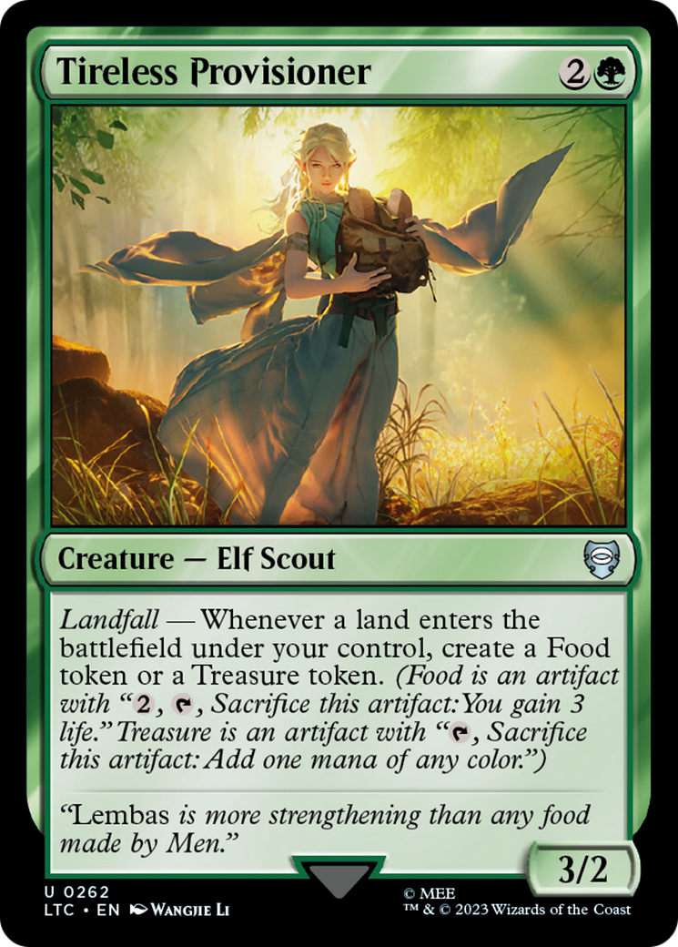 MAGIC: THE GATHERING - Tireless Provisioner (LTC-262) - Tales of Middle-earth Commander