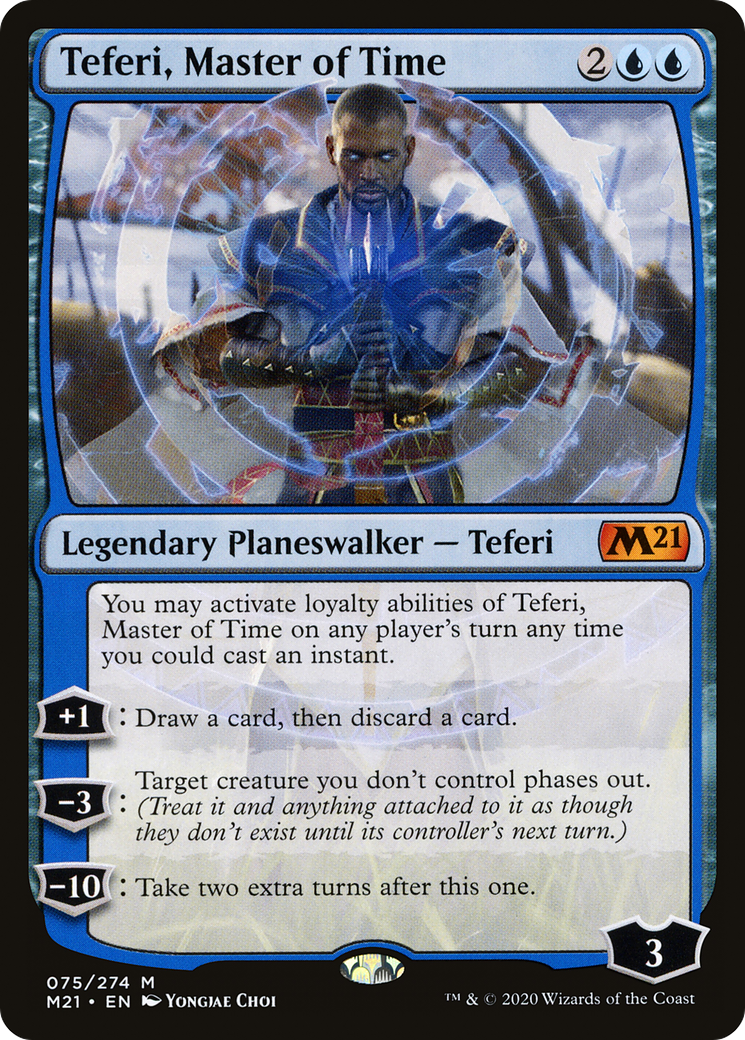 MAGIC: THE GATHERING - Teferi, Master of Time (M21-075) - Core Set 2021 Foil