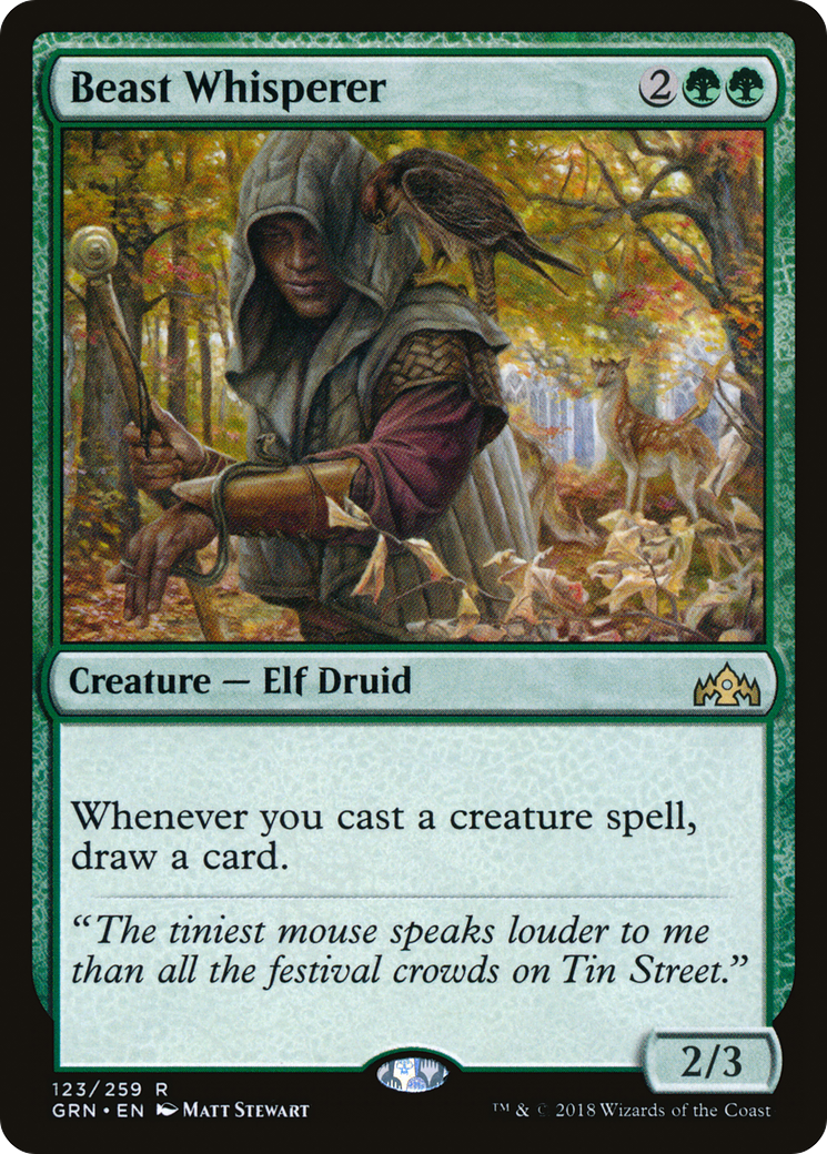 MAGIC: THE GATHERING - Beast Whisperer (GRN-123) - Guilds of Ravnica