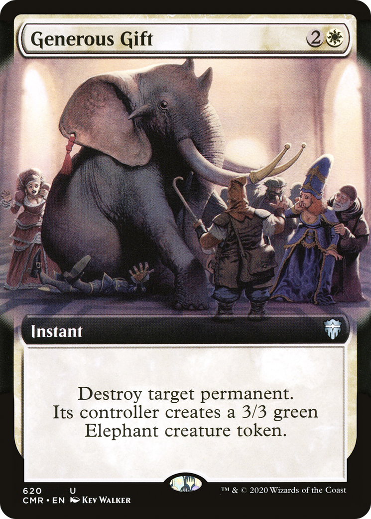 MAGIC: THE GATHERING - Generous Gift (Extended Art) (CMR-620) - Commander Legends: (Extended Art) Foil