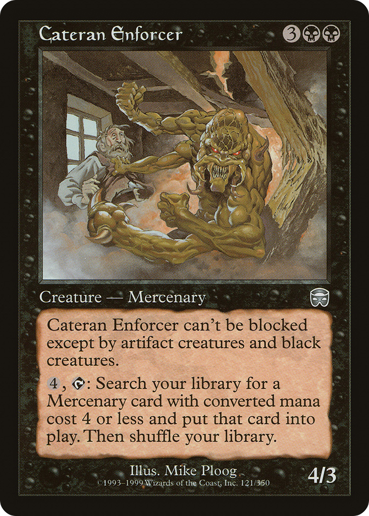 MAGIC: THE GATHERING - Cateran Enforcer (MMQ-121) - Mercadian Masques Foil