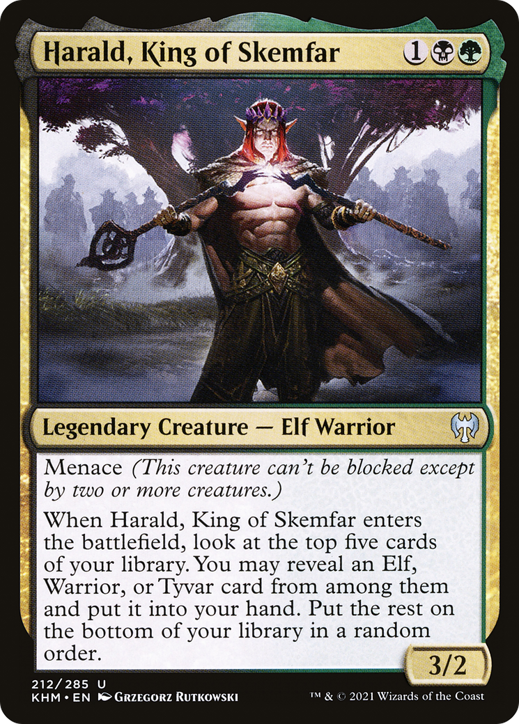 MAGIC: THE GATHERING - Harald, King of Skemfar (KHM-212) - Kaldheim Foil
