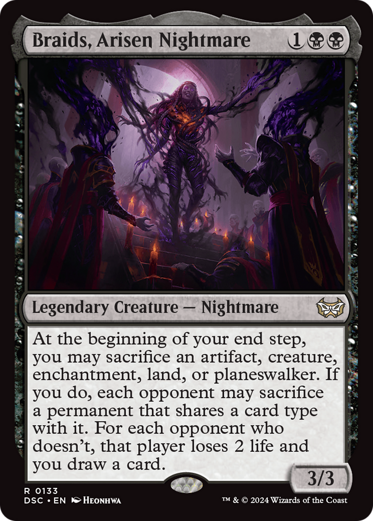 MAGIC: THE GATHERING - Braids, Arisen Nightmare (DSC-133) - Duskmourn: House of Horror Commander