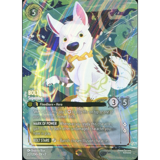 DISNEY LORCANA - BOLT SUPERDOG 207/204 (ENCHANTED)