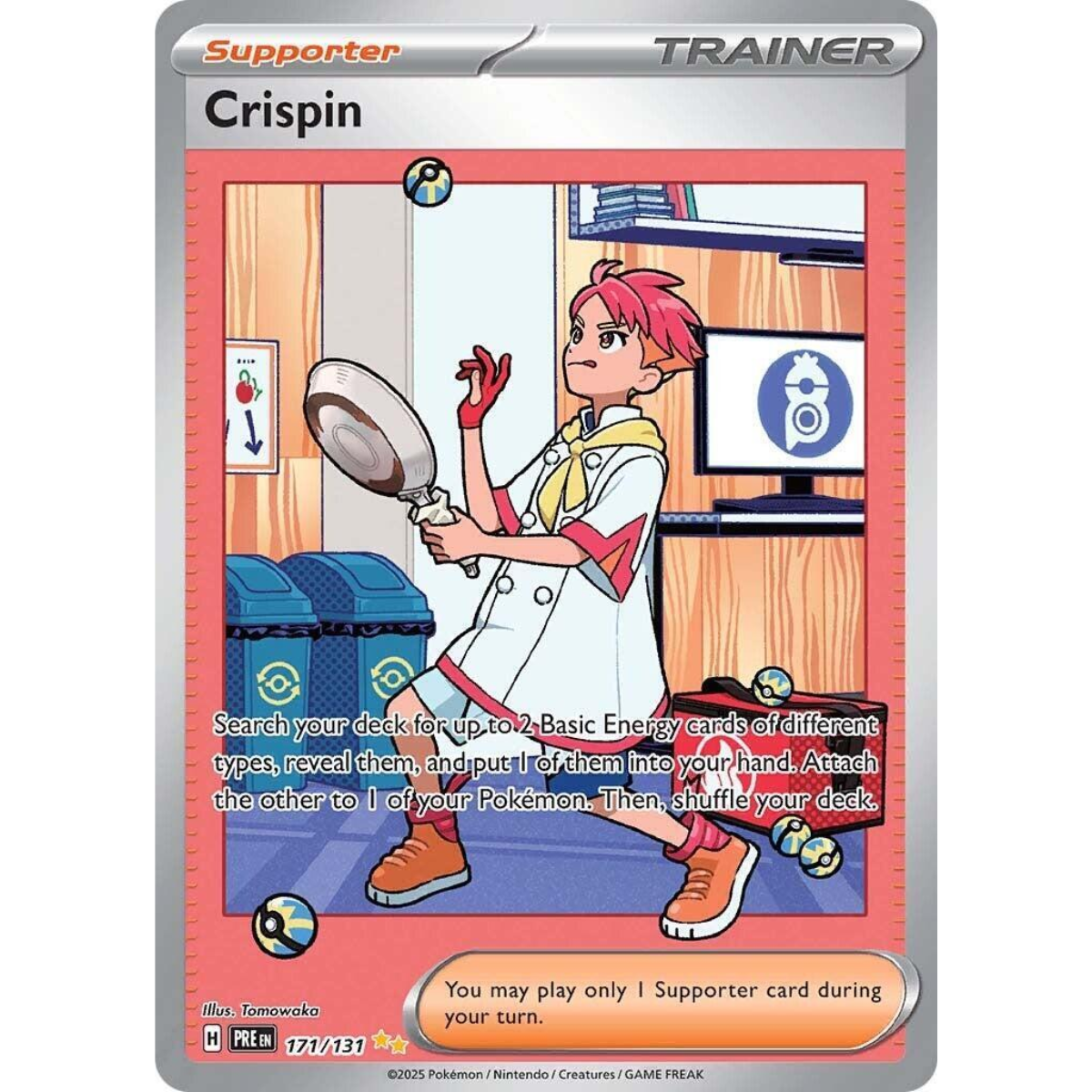 POKEMON TCG - CRISPIN 171/131 PRISMATIC EVOLUTIONS SPECIAL ILLUSTRATION RARE