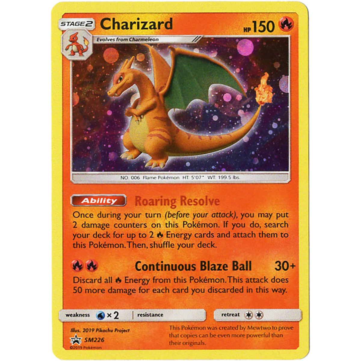 POKEMON TCG - CHARIZARD SM226 FALL TIN PROMO HOLO