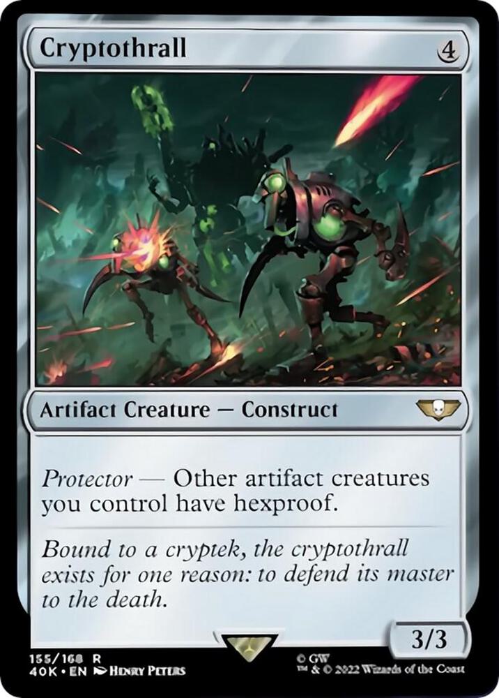 MAGIC THE GATHERING - CRYPTOTHRALL - WARHAMMER 40,000 COMMANDER