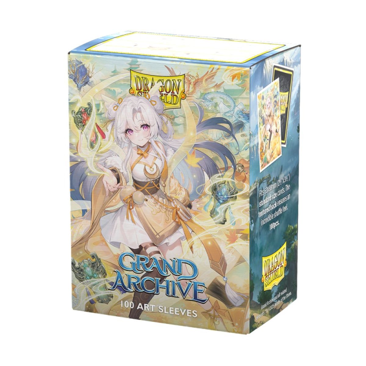 DRAGON SHIELD - Grand Archive - Guo Jia, Heaven’s Favored - Matte Art Sleeves - Standard Size
