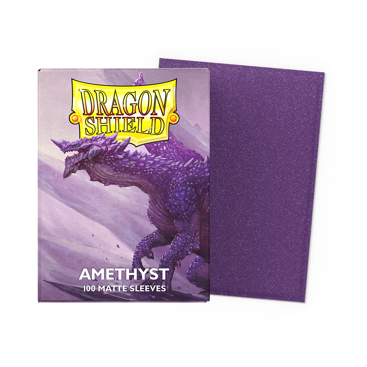 DRAGON SHIELD - Amethyst - Matte Sleeves - Standard Size