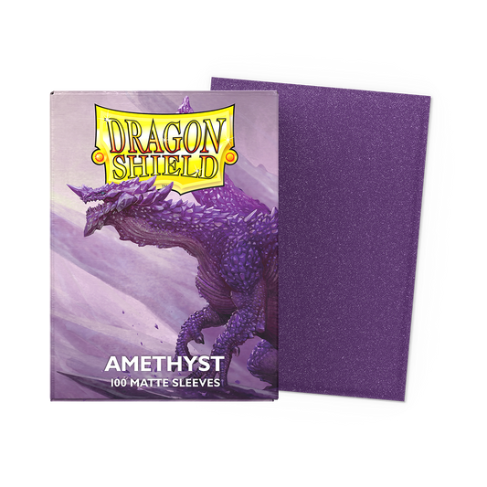 DRAGON SHIELD - Amethyst - Matte Sleeves - Standard Size