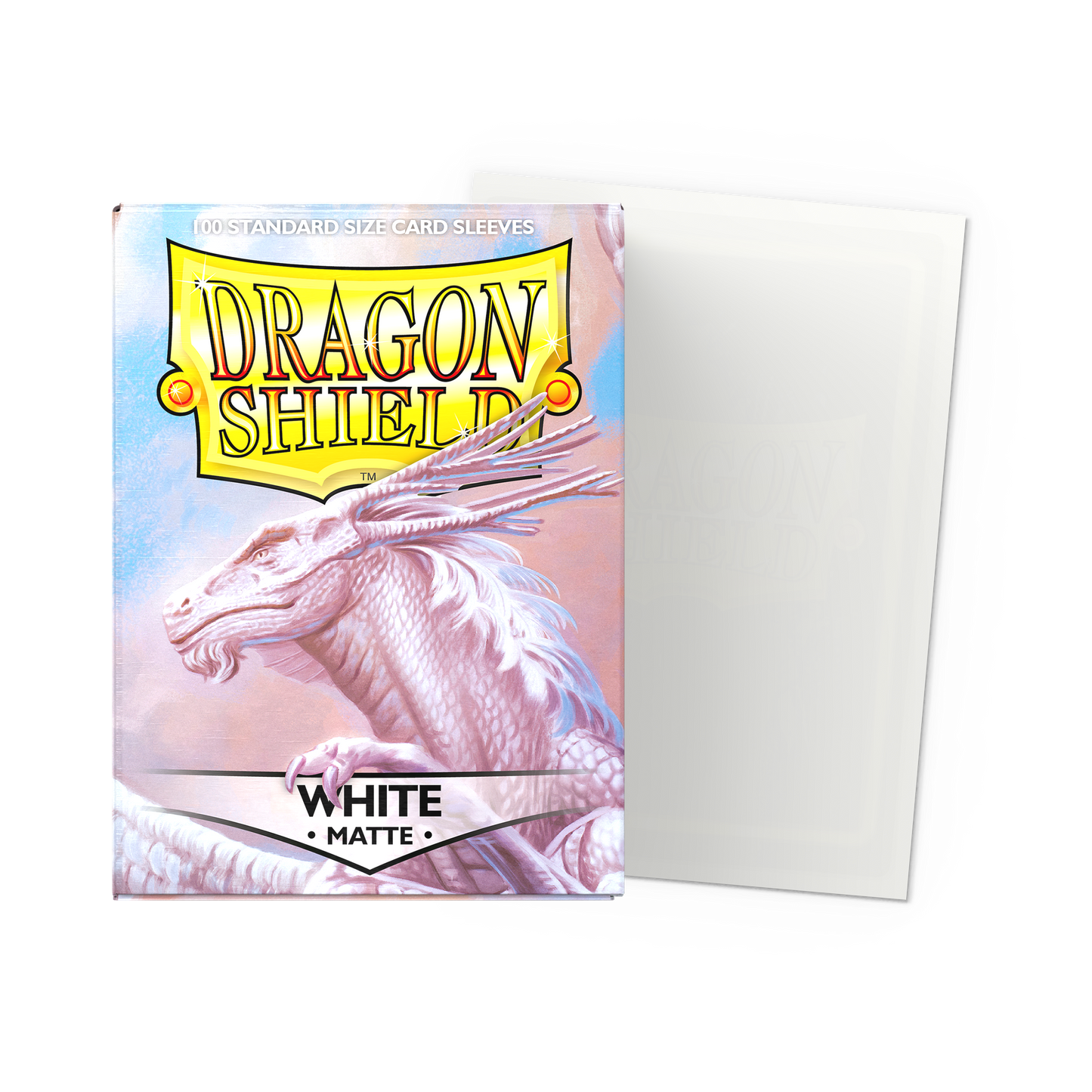 DRAGON SHIELD - White - Matte Sleeves - Standard Size