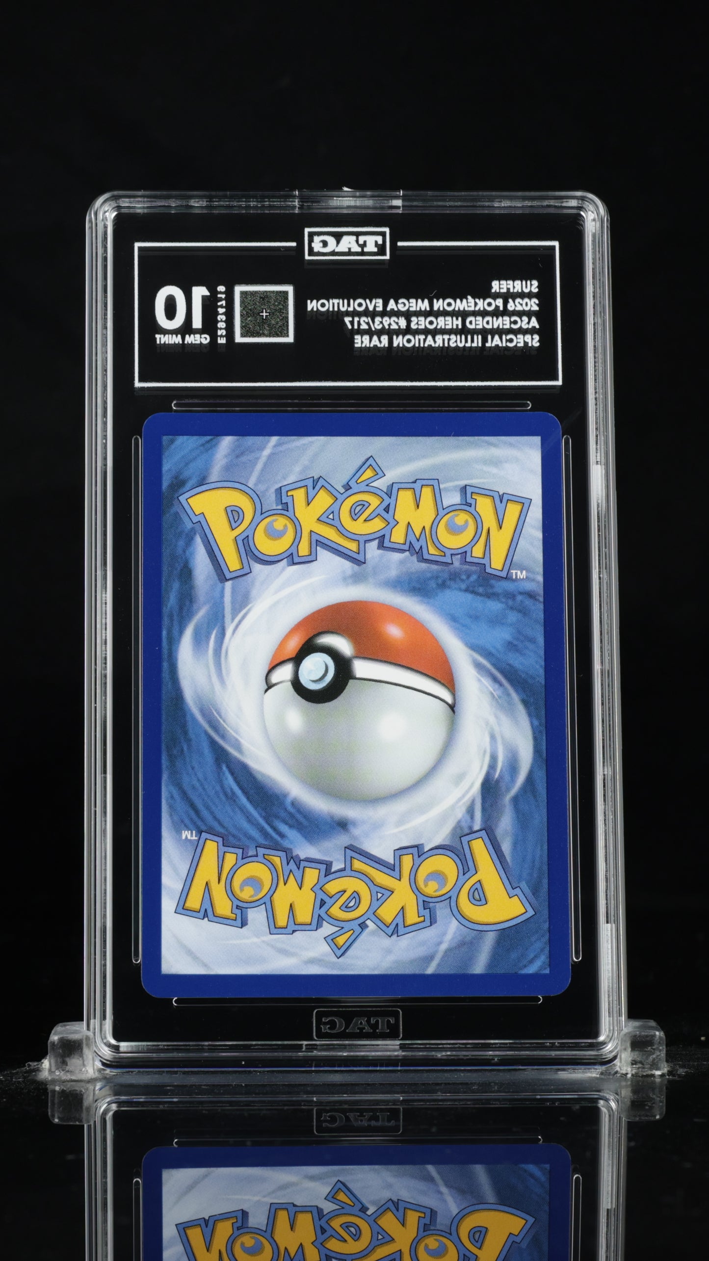 POKEMON TCG - SURFER 293/217 TAG 10 SPECIAL ILLUSTRATION RARE POKEMON