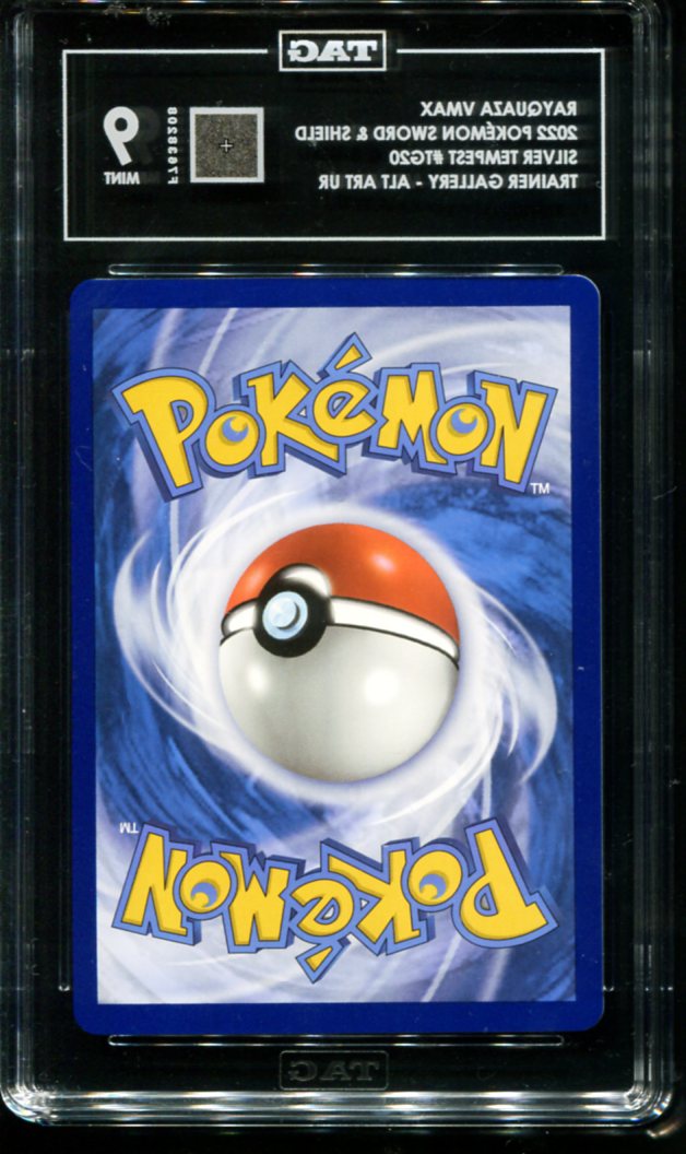 POKEMON TCG - RAYQUAZA VMAX TG20/TG30 TAG 9 SILVER TEMPEST TRAINER GALLERY