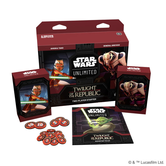 STAR WARS UNLIMITED - Twilight of the Republic Two-Player Starter