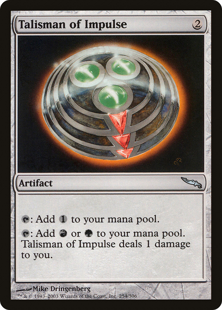 MAGIC: THE GATHERING - Talisman of Impulse (MRD-254) - Mirrodin