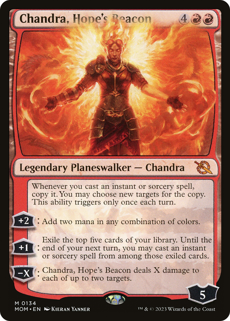 MAGIC: THE GATHERING - Chandra, Hope's Beacon (MOM-134) - March of the Machine