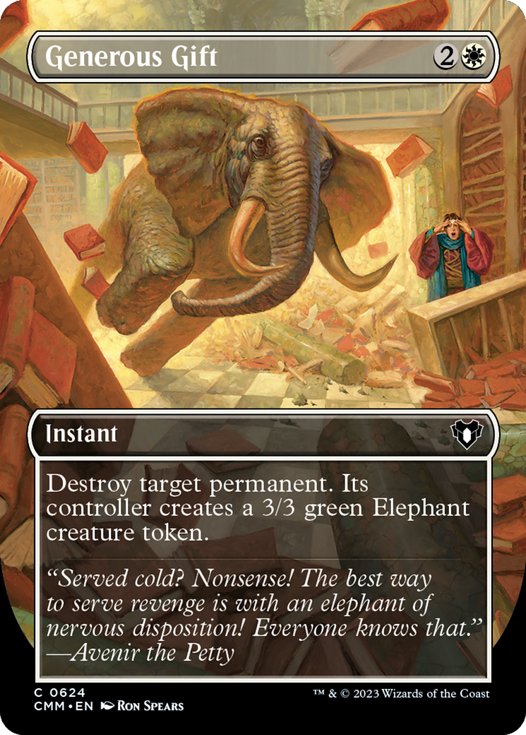 MAGIC: THE GATHERING - Generous Gift (Borderless) (CMM-624) - Commander Masters
