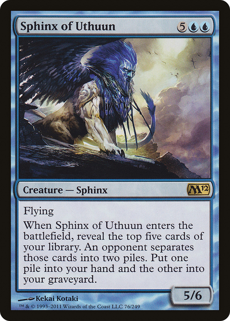 MAGIC: THE GATHERING - Sphinx of Uthuun (M12-076) - Magic 2012