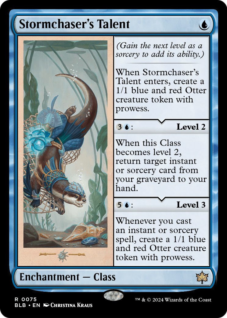MAGIC: THE GATHERING - Stormchaser's Talent (BLB-075) - Bloomburrow