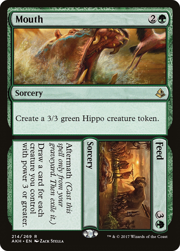 MAGIC: THE GATHERING - Mouth // Feed (AKH-214) - Amonkhet