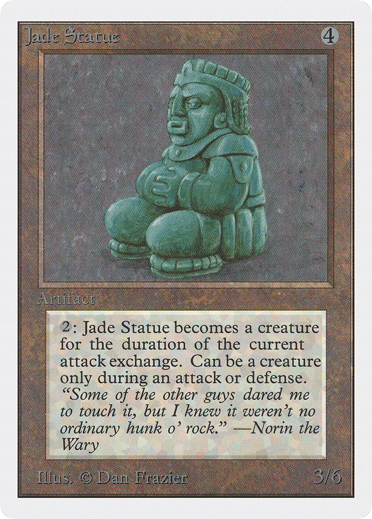MAGIC: THE GATHERING - Jade Statue (2ED-254) - Unlimited Edition