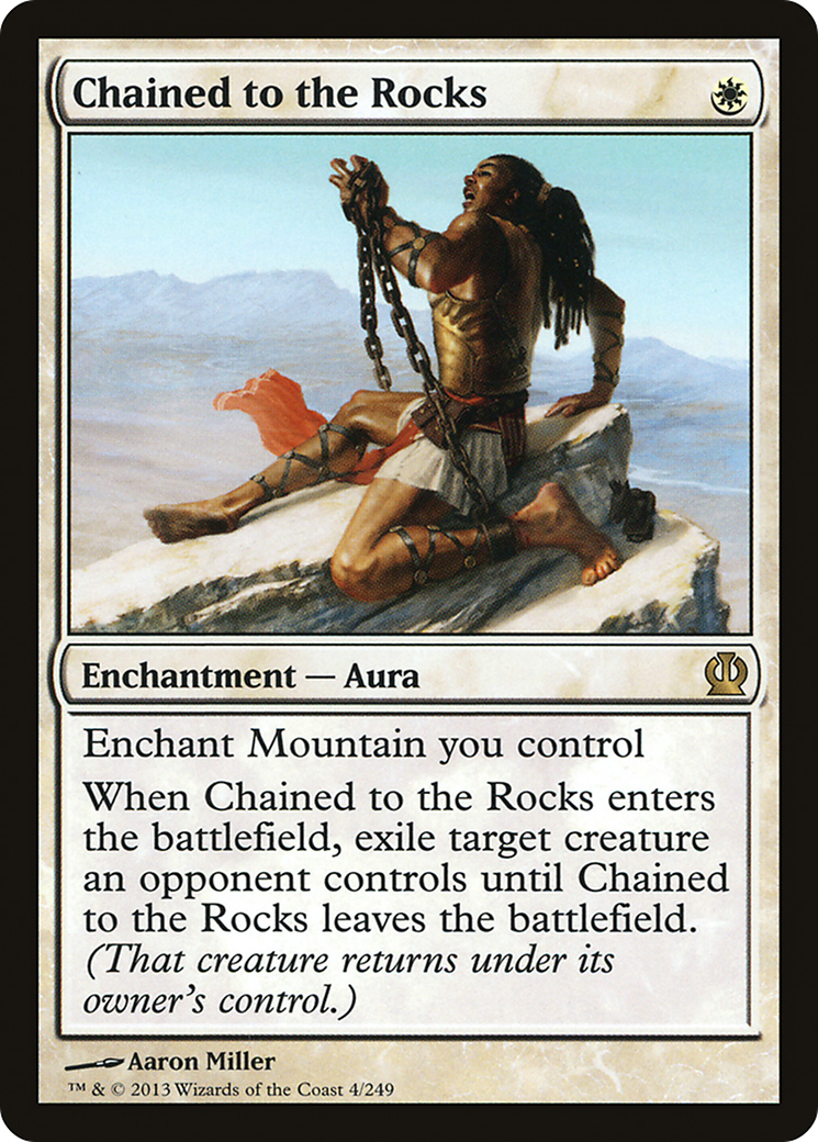 MAGIC: THE GATHERING - Chained to the Rocks (THS-004) - Theros Foil