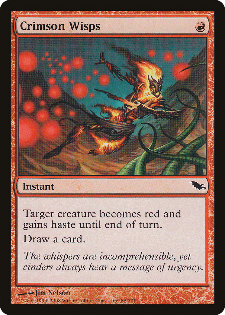MAGIC: THE GATHERING - Crimson Wisps (SHM-088) - Shadowmoor