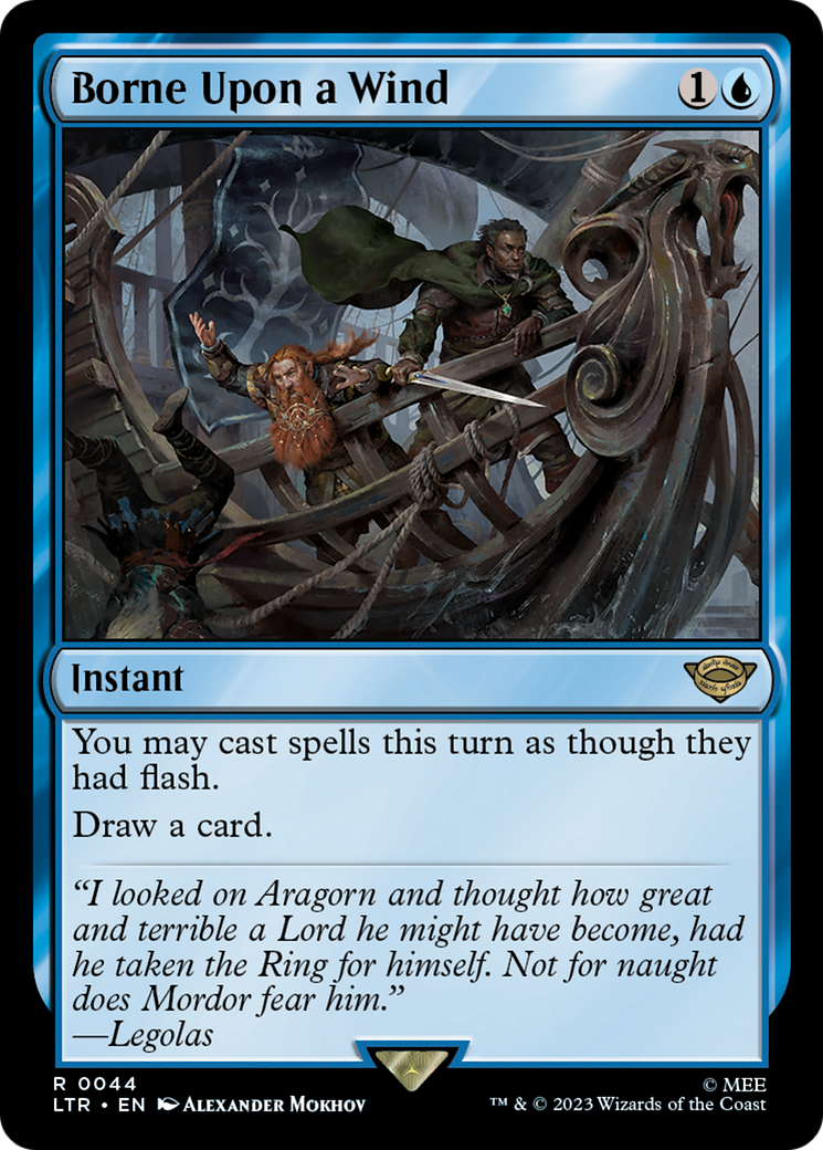 MAGIC: THE GATHERING - Borne Upon a Wind (LTR-044) - The Lord of the Rings: Tales of Middle-earth