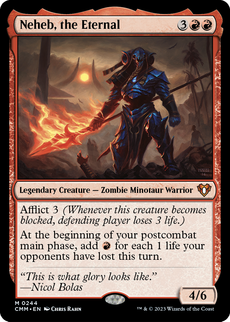 MAGIC: THE GATHERING - Neheb, the Eternal (CMM-244) - Commander Masters
