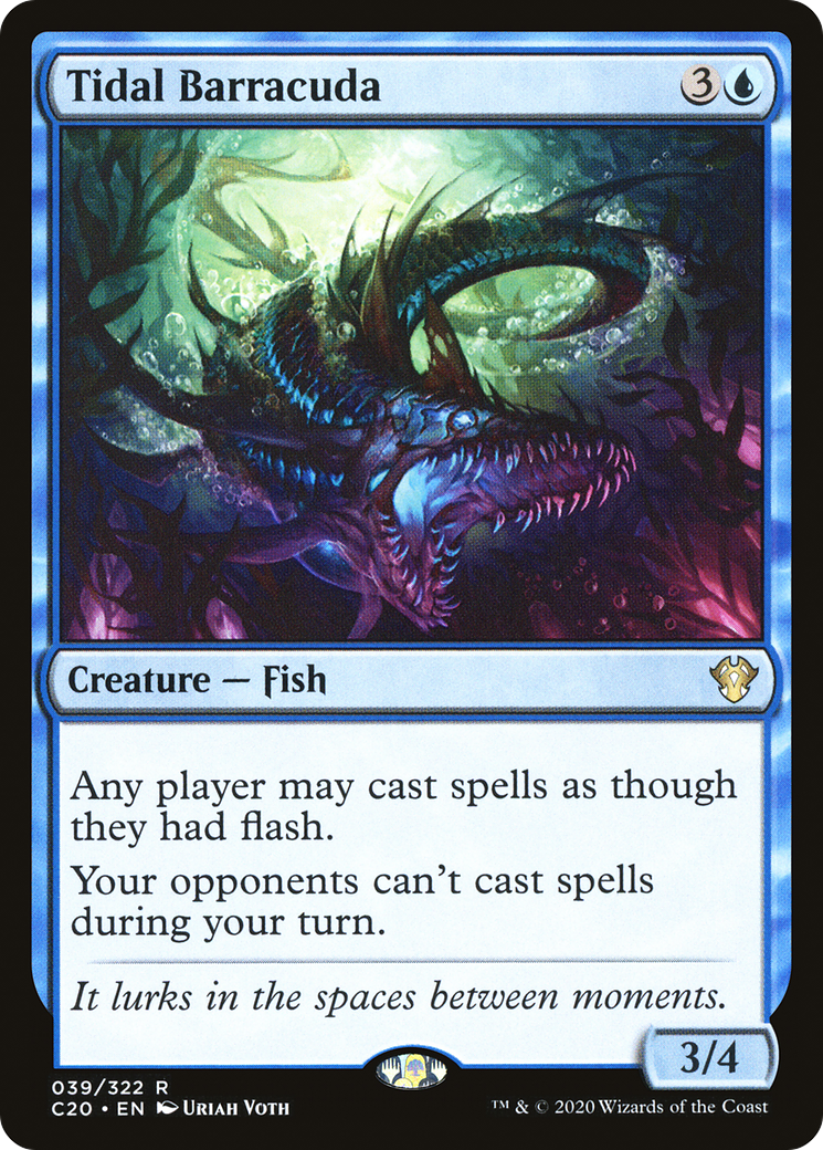 MAGIC: THE GATHERING - Tidal Barracuda (C20-039) - Commander 2020
