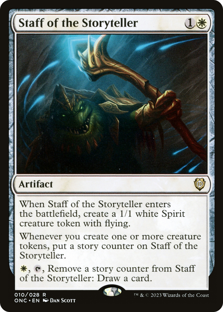 MAGIC: THE GATHERING - Staff of the Storyteller (ONC-010) - Phyrexia: All Will Be One Commander