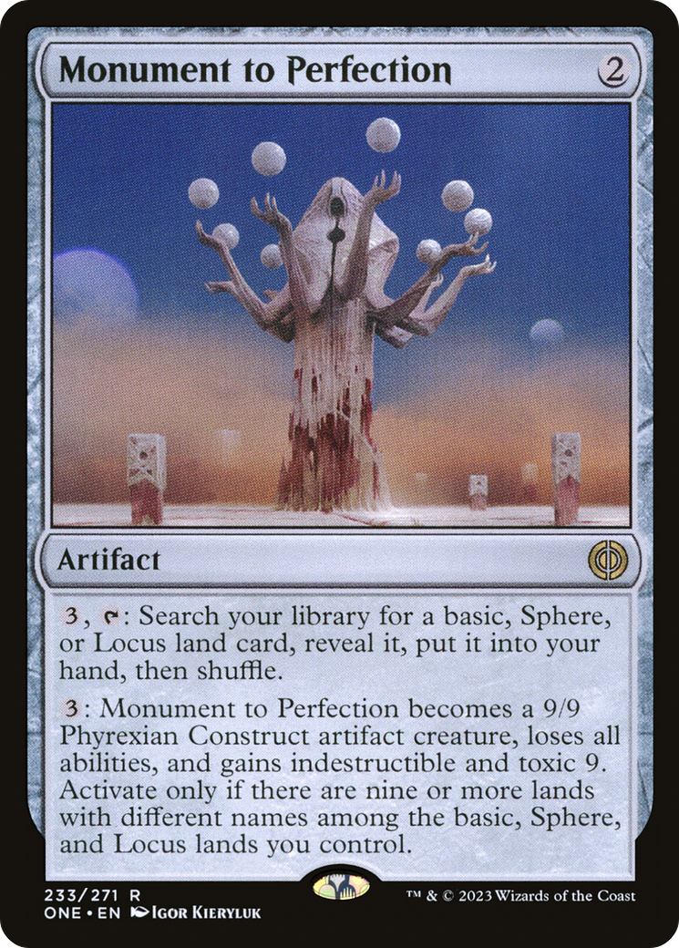 MAGIC: THE GATHERING - Monument to Perfection (ONE-233) - Phyrexia: All Will Be One